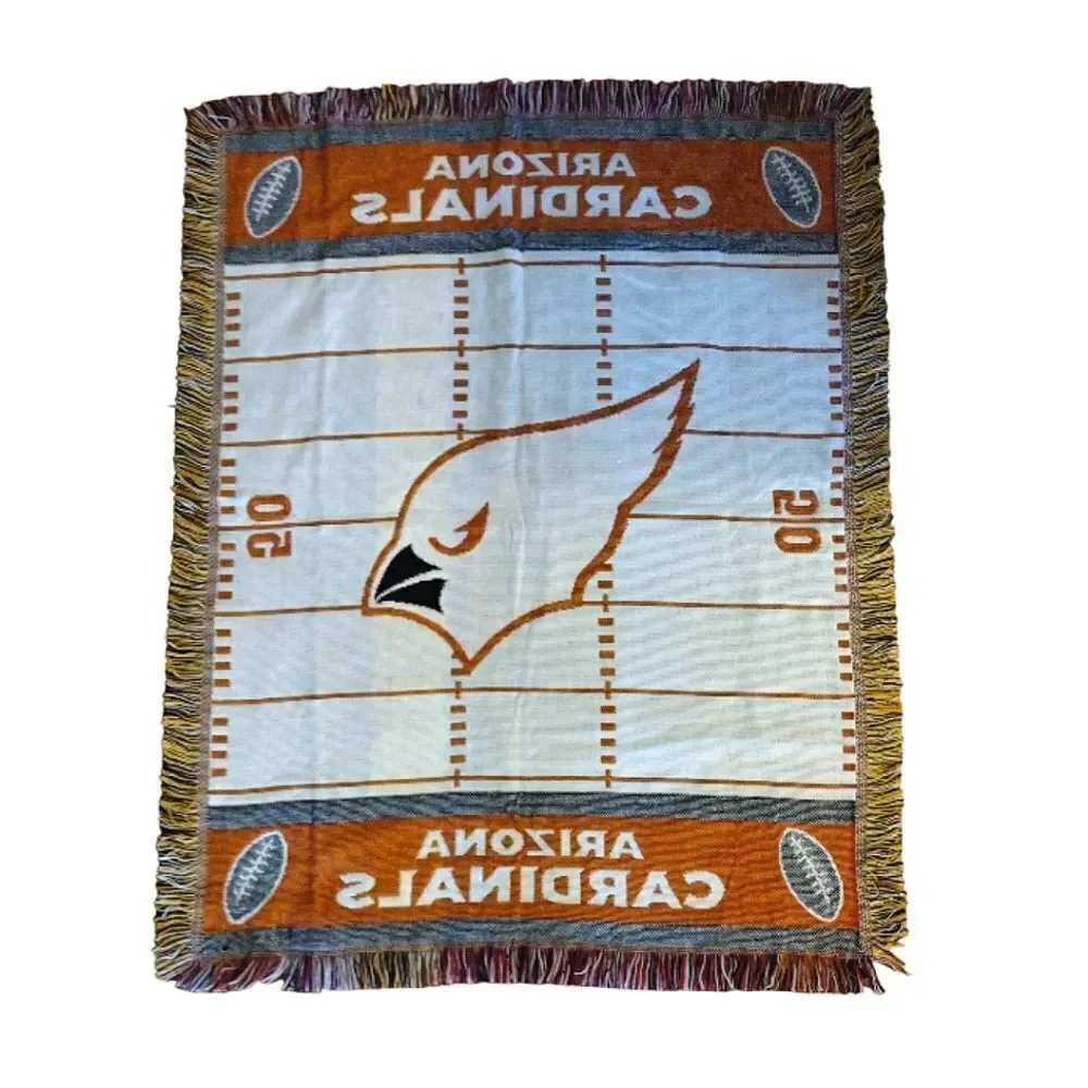 Arizona‎ Cardinals Woven Jacquard Baby Throw Blanket 36